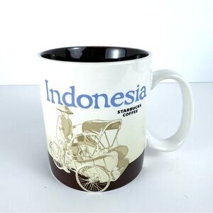 Starbucks Coffee Mug Indonesia Global Icon Collector Series 16oz. Hard to find